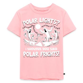 Aurora Aurora Tracker Alaska Wilderness - T-shirt Premium bio Enfant - rose - Devant - AI Model Kid Female (0cm)