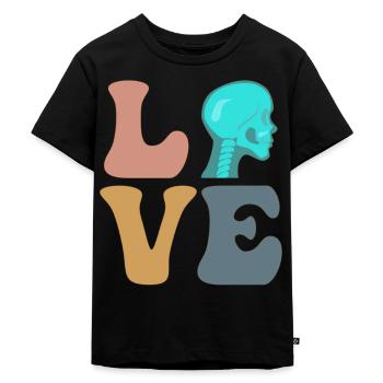 LOVE Technicien en radiologie Technologie de radiologie - T-shirt Premium bio Enfant - noir - Devant - Mikhail (115cm)