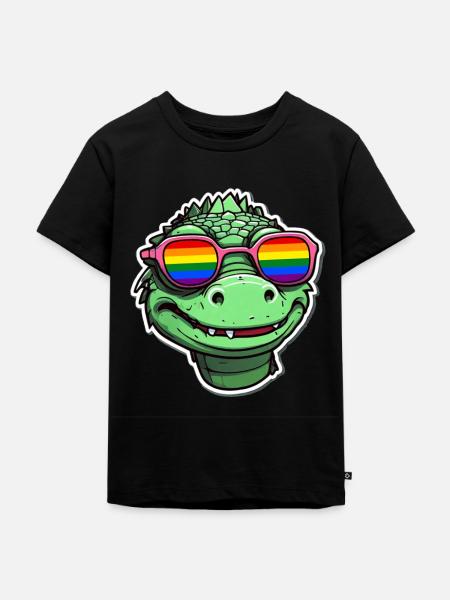 LGBTQ - Kinder Premium Bio T-Shirt - Schwarz