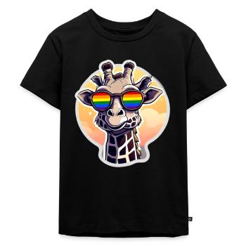 Pride Month LGBTQIA+ LGBTQ - Kids Premium Organic T-Shirt - black - Front - Mikhail (115cm)
