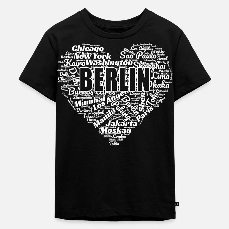 BERLIN - T-shirt Premium bio Enfant - noir
