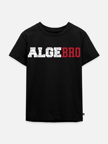 Math Nerd Arithmetic Graph Algebro - Kinder Premium Bio T-Shirt - Schwarz