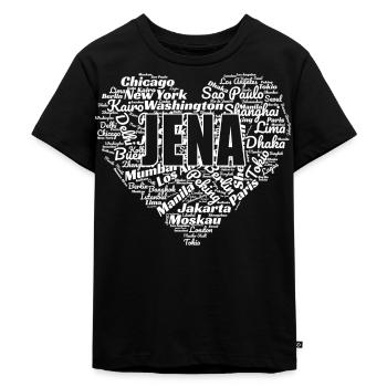 JENA - Kids Premium Organic T-Shirt - black - Front - Mikhail (115cm)
