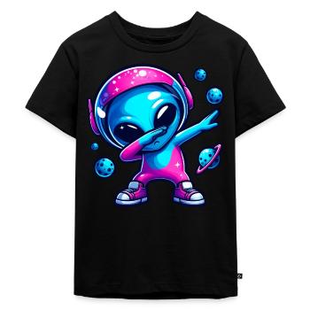 Alien Dab Danse D’anniversaire - T-shirt Premium bio Enfant - noir - Devant - Mikhail (115cm)