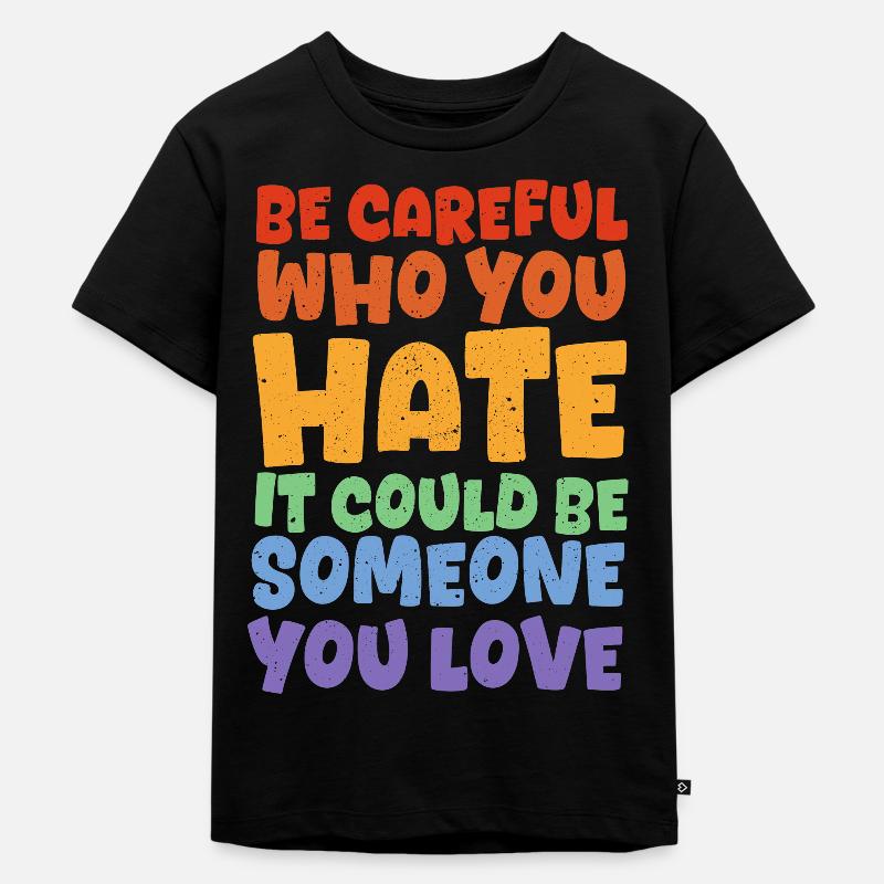 TErstaunlicher Spruch Pride Month LGBTQ - Kinder Premium Bio T-Shirt - Schwarz