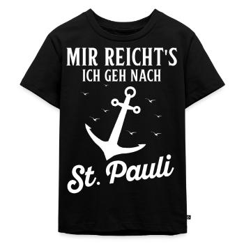 Hamburg Hansestadt Norddeutsch Plattdeutsch - Kinder Premium Bio T-Shirt - Schwarz - Vorne - Mikhail (115cm)