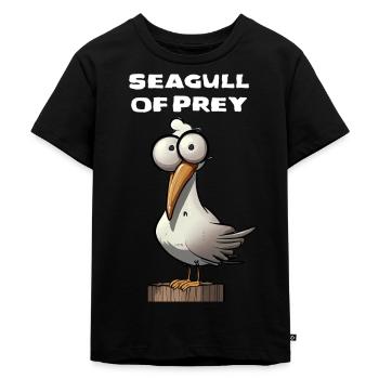 Cadeau drôle de hors-la-loi Mouette de proie - T-shirt Premium bio Enfant - noir - Devant - Mikhail (115cm)