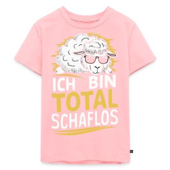 sheep, flock of sheep, farm, farmer, shepherd - Kids Premium Organic T-Shirt - rose - Front - AI Model Kid Female (0cm)
