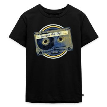 Dortmunder Discothek 80er 90er Wave-Musik Orpheum - Kinder Premium Bio T-Shirt - Schwarz - Vorne - Mikhail (115cm)
