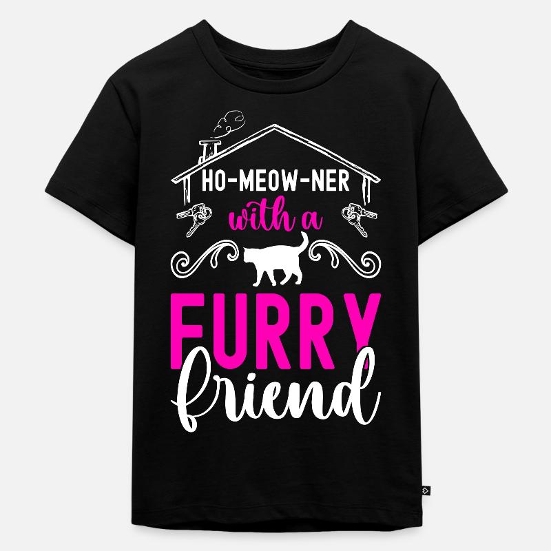Hausbesitzer Einweihungsparty - Kinder Premium Bio T-Shirt - Schwarz