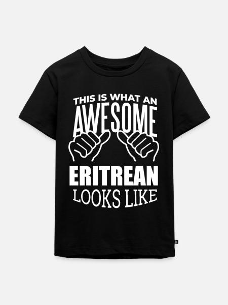 Eritrea Eritrea Eritrea - Kinder Premium Bio T-Shirt - Schwarz