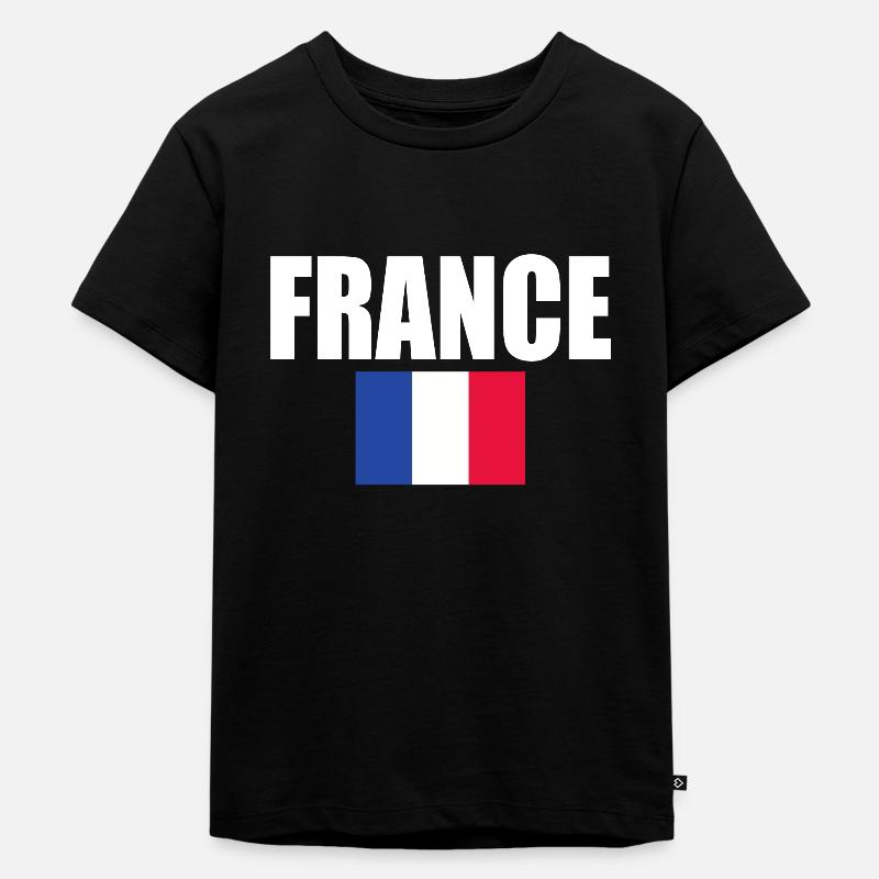 France - T-shirt Premium bio Enfant - noir
