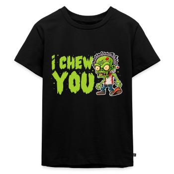 Zombie Zombie-Jäger Zombieapokalypse Geschenk - Kinder Premium Bio T-Shirt - Schwarz - Vorne - Mikhail (115cm)