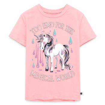 Revival emo et mode alternative pour Scene Kids - T-shirt Premium bio Enfant - rose - Devant - AI Model Kid Female (0cm)