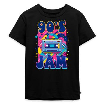 90s R&B 90'S Jam - T-shirt Premium bio Enfant - noir - Devant - Mikhail (115cm)