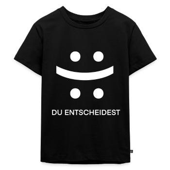You Decide: Laughter, Humor, Fun, Fun - Kids Premium Organic T-Shirt - black - Front - Mikhail (115cm)