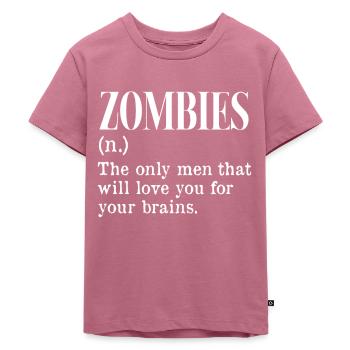 Zombie Zombie Chasseur de Zombie Apocalypse Cadeau - T-shirt Premium bio Enfant - mauve - Devant - Hailey (125cm)
