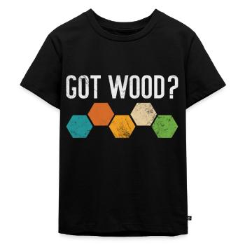 Brettspiel - Kinder Premium Bio T-Shirt - Schwarz - Vorne - Mikhail (115cm)