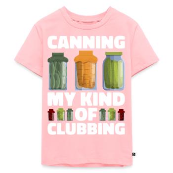 Mise en conserve Mise en conserve - T-shirt Premium bio Enfant - rose - Devant - AI Model Kid Female (0cm)