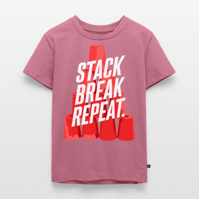 Stack Break Repeat Stacking Cups Speed Stacker Kinder Premium Bio T-Shirt