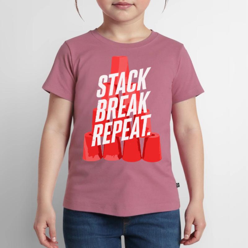 Stack Break Repeat Stacking Cups Speed Stacker Kinder Premium Bio T-Shirt