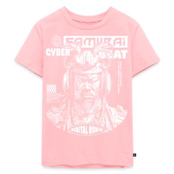 Anime Samurai T-Shirt for Techno Fans - Kids Premium Organic T-Shirt - rose - Front - AI Model Kid Female (0cm)