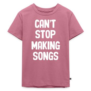 Can’t Stop Chansons Faire Karaoké Guitariste Choir - T-shirt Premium bio Enfant - mauve - Devant - Hailey (125cm)