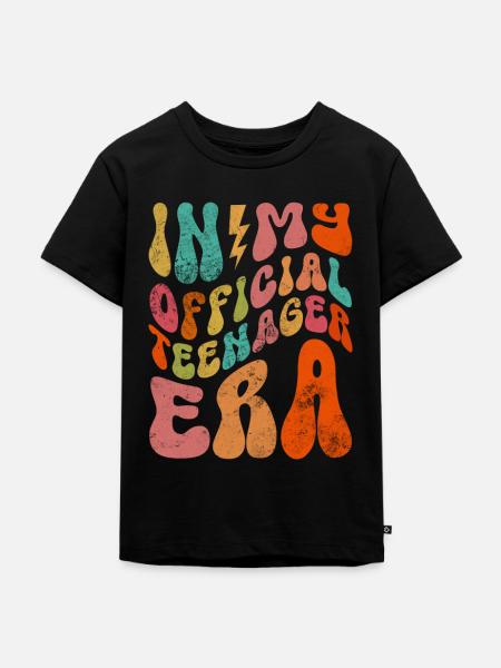 Teenager - Kinder Premium Bio T-Shirt - Schwarz