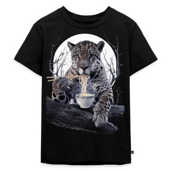 Jaguar - Kinder Premium Bio T-Shirt - Schwarz - Vorne - Mikhail (115cm)