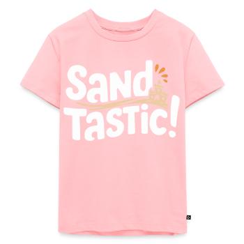 Sculpteurs de sable professionnels sur la plage du - T-shirt Premium bio Enfant - rose - Devant - AI Model Kid Female (0cm)