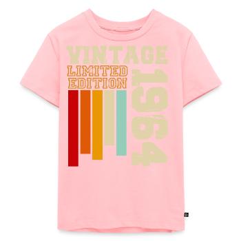 1964 - Kids Premium Organic T-Shirt - rose - Front - AI Model Kid Female (0cm)