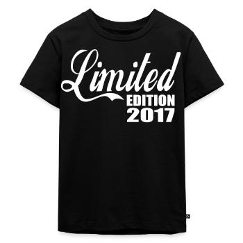 Limited Edition 2017 - Kinder Premium Bio T-Shirt - Schwarz - Vorne - Mikhail (115cm)