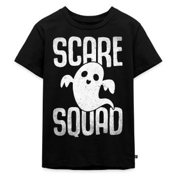 Halloween Kostüm - Kinder Premium Bio T-Shirt - Schwarz - Vorne - Mikhail (115cm)