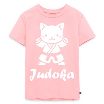 Judo - Kinder Premium Bio T-Shirt - Rosa - Vorne - AI Model Kid Female (0cm)