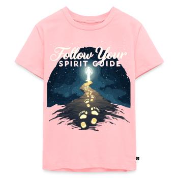 Spiritual journey with inner wisdom and - Kids Premium Organic T-Shirt - rose - Front - AI Model Kid Female (0cm)