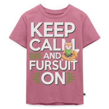 Furry Fandom Enthusiast Cosplay Fun and Fursuiting - Kinder Premium Bio T-Shirt - Mauve - Vorne - Hailey (125cm)