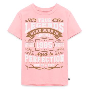 Legenden Geboren 1985 - Kinder Premium Bio T-Shirt - Rosa - Vorne - AI Model Kid Female (0cm)