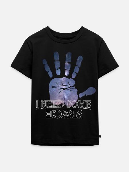 I Need Some Space - Kinder Premium Bio T-Shirt - Schwarz