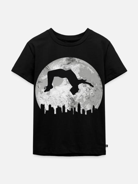 Backflip - Kinder Premium Bio T-Shirt - Schwarz