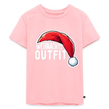 Weihnachtsoutfit Weihnachten - Kinder Premium Bio T-Shirt - Rosa - Vorne - AI Model Kid Female (0cm)