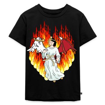 Ange occulte spirituel - T-shirt Premium bio Enfant - noir - Devant - Mikhail (115cm)