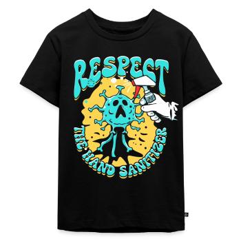 Phobie nucléaire Mysophobie - T-shirt Premium bio Enfant - noir - Devant - Mikhail (115cm)
