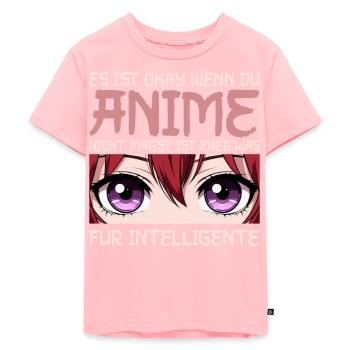 Anime Manga Otaku Japan Waifu Anime Girl Cosplay - Kids Premium Organic T-Shirt - rose - Front - AI Model Kid Female (0cm)