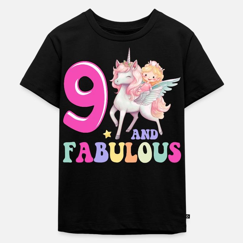 9 Et Fabuleux - T-shirt Premium bio Enfant - noir