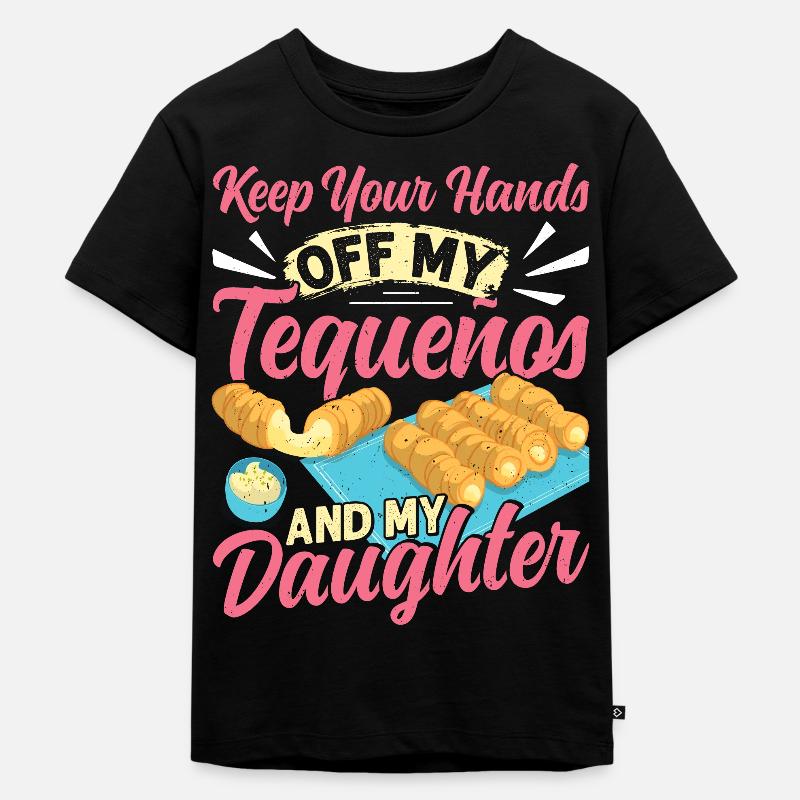 Tequenos venezolanisch - Kinder Premium Bio T-Shirt - Schwarz