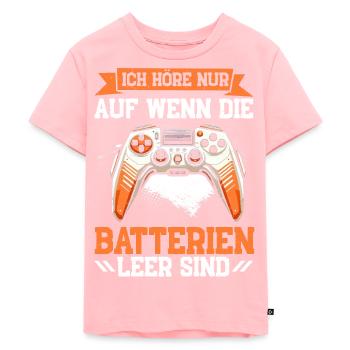 Jeux Gamer Gamer Lecteur vidéo Console PC Jeux - T-shirt Premium bio Enfant - rose - Devant - AI Model Kid Female (0cm)