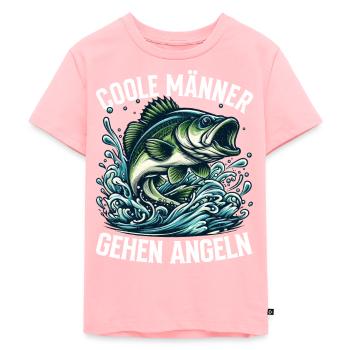 Pêche Pêche Vacances de pêche Vacances de pêche Chasseurs de pêche - T-shirt Premium bio Enfant - rose - Devant - AI Model Kid Female (0cm)