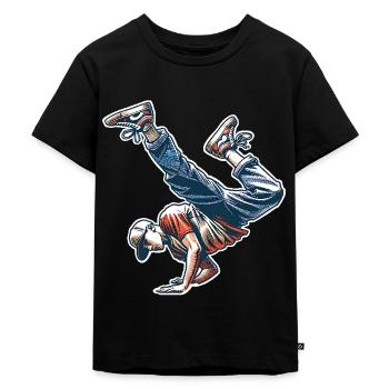 Breakdance - T-shirt Premium bio Enfant - noir - Devant - Mikhail (115cm)