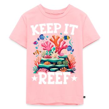 Aquarium Aquatics - Kids Premium Organic T-Shirt - rose - Front - AI Model Kid Female (0cm)