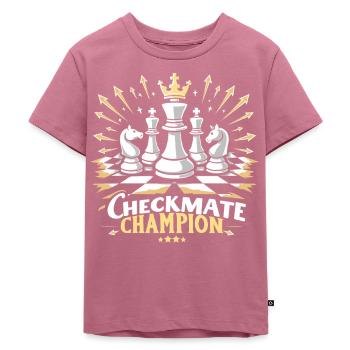 Échecs Tacticiens Stratégie Maîtres Tactique - T-shirt Premium bio Enfant - mauve - Devant - Hailey (125cm)